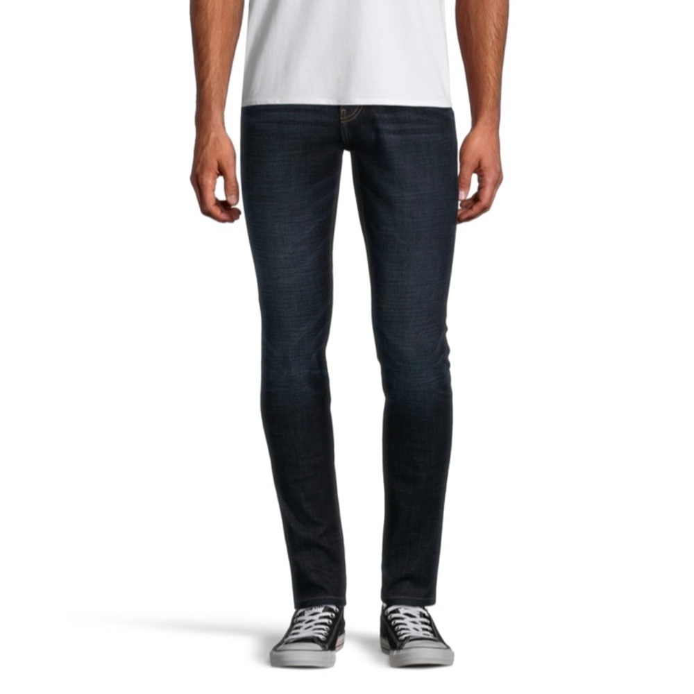 Denver Hayes Men's Slim Taper 4-Way Stretch Jeans - Dark Wash